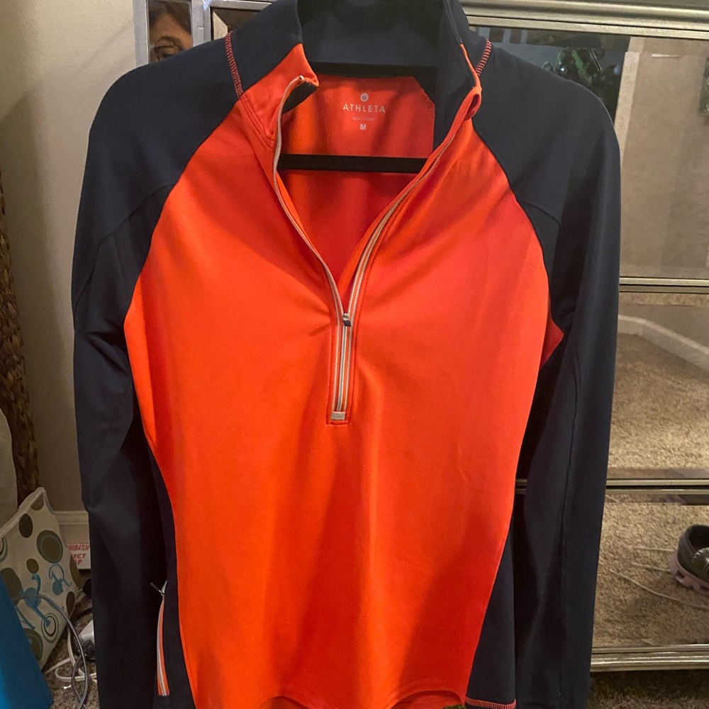 Athleta Pullover With Half Zip Front - image 1